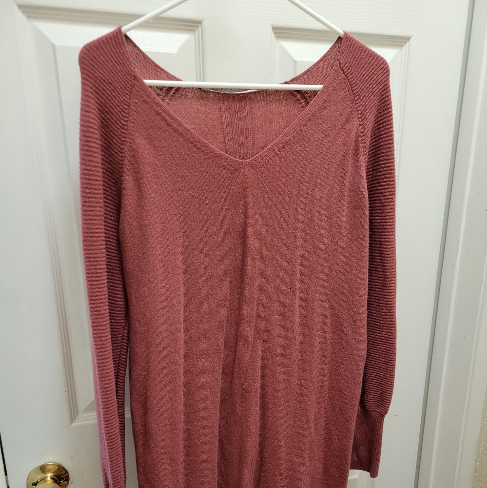 Maroon Athleta wool sweater dress